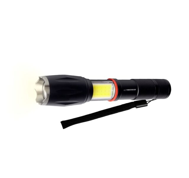 Esperanza Dione Black Hand flashlight LED - imagine 7
