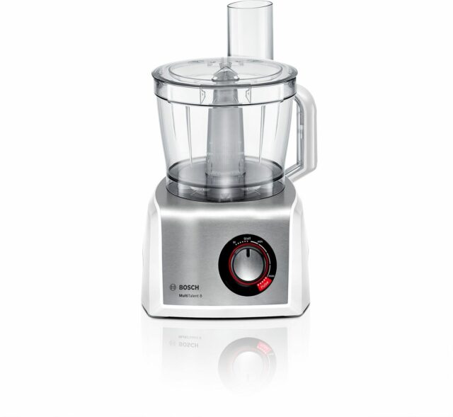 Bosch MC812S814 food processor 1250 W 3.9 L Stainless steel  White - imagine 2