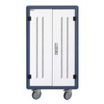 Techly I-CABINET-30DUTY portable device management cart/cabinet White  Blue - imagine 2