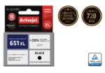 Activejet AH-651BRX Ink (replacement for HP 651 C2P10AE; Premium; 20 ml; black) - imagine 2