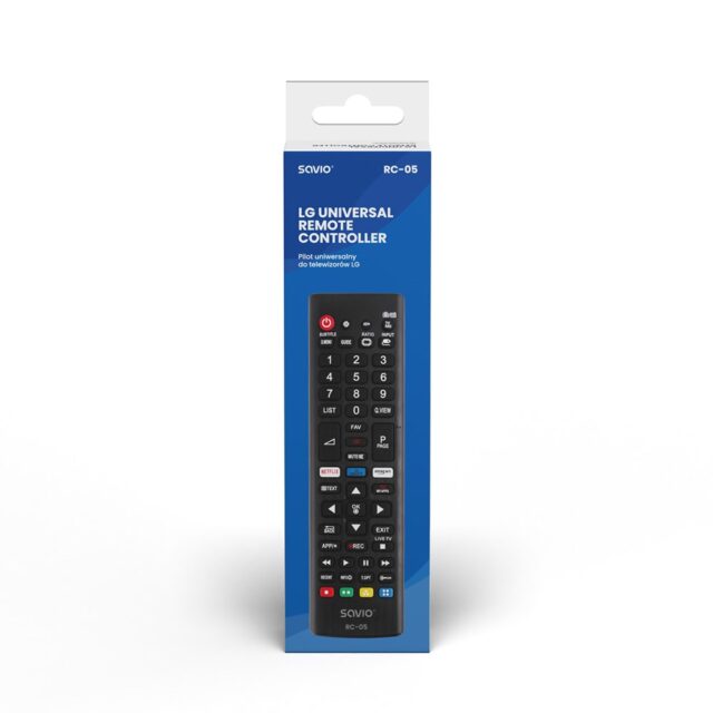SAVIO Universal remote controller/replacement for LG TV RC-05 IR Wireless - imagine 3