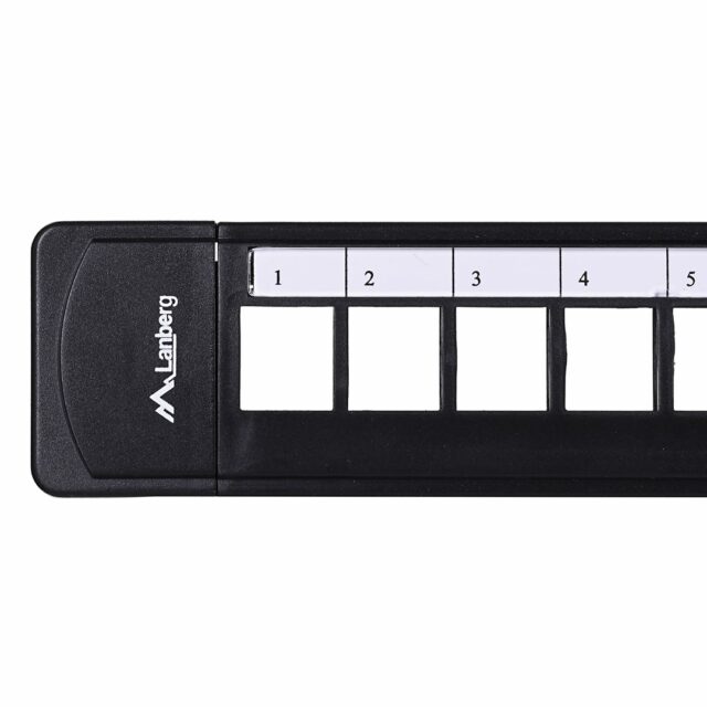 Lanberg PPKS-1124-B patch panel 1U - imagine 8