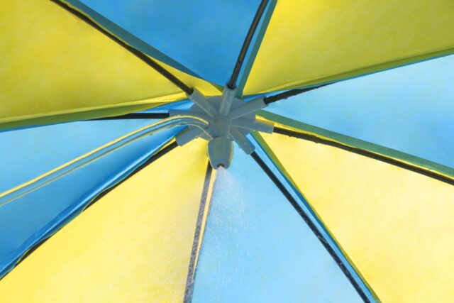 Bestway Steel Pro 2.44m x 51cm Splash-in-shade Play Pool  Orange/Yellow - imagine 4