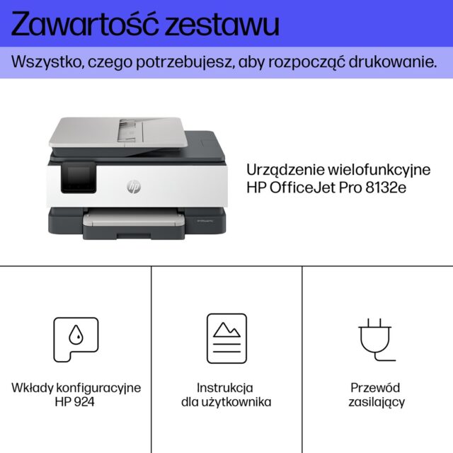 HP OfficeJet Pro 8132e Wireless All-in-One Color Printer  Instant Ink; Two-sided printing - imagine 5