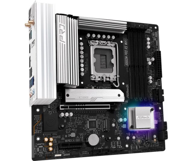 ASRock B860M Pro RS WiFi Motherboard - imagine 2