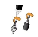 Black Diamond Distance Carbon FLZ Poles Pewter Trekking Poles 125 cm - imagine 5