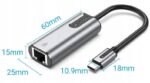 Adapter Gigabit Ethernet Vention USB-C - imagine 4