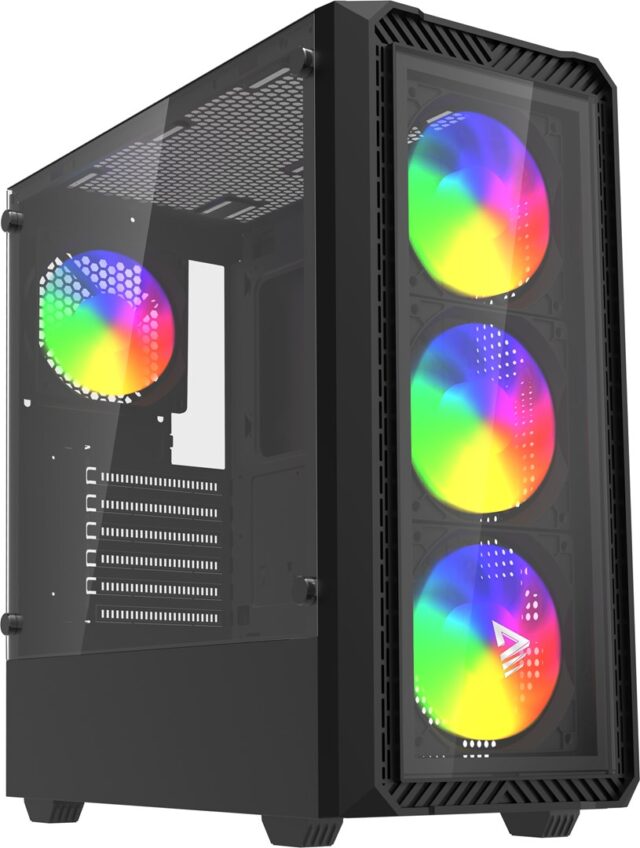 Savio Noctis Glass RGB Cube Black - imagine 6