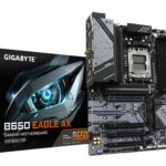 GIGABYTE B650 EAGLE AX Motherboard - AMD Ryzen 9000 Series CPUs  12+2+2 Phases VRM  up to 7600MHz DDR5 (OC)  1xPCIe 5.0 + 2xPCIe 4.0 M.2  GbE LAN  WIFI 6E  USB 3.2 Gen 2