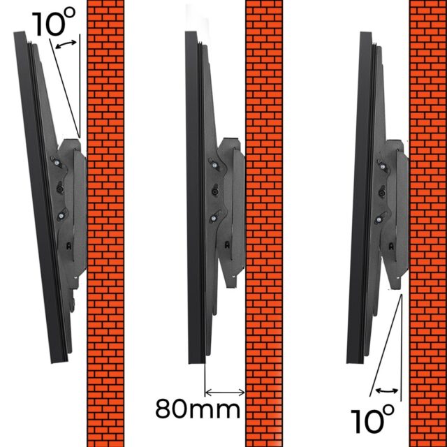 Maclean TV or monitor mount  max. VESA 900x600  60-120   120kg  black  MC-750N - imagine 9