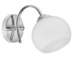 Activejet Classic single wall lamp - IRMA nickel E27 for the living room