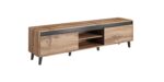 Cama TV stand NORD II 170cm wotan/antracite