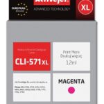 Activejet ACC-571MNX Ink (replacement for Canon CLI-571XLM; Supreme; 12 ml; magenta)