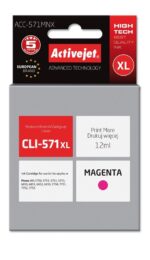 Activejet ACC-571MNX Ink (replacement for Canon CLI-571XLM; Supreme; 12 ml; magenta)
