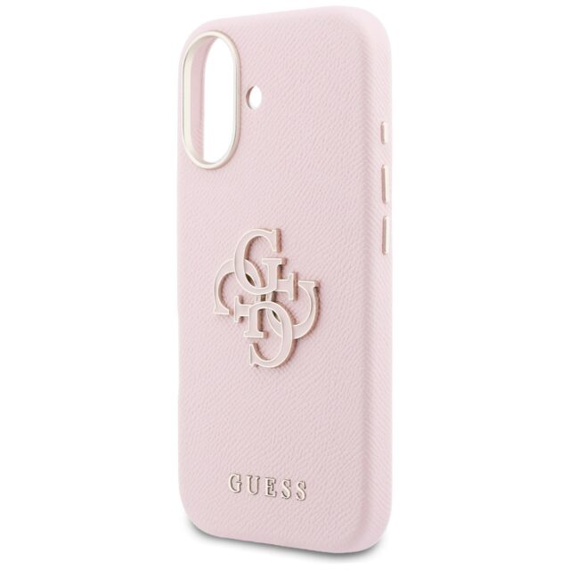 Etui Guess FW Resin Logo do iPhone 17     różowy - imagine 6