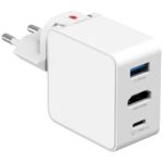 4smarts Flex adapter travel charger Hub 65W GaN USB-C/USB-A/HDMI white - imagine 3