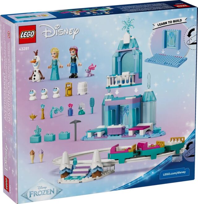 LEGO Disney Princess 43281 Lodowy zamek i kulig Elsy - imagine 2