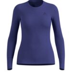 Odlo BL TOP crew neck l/s MERINO 200 long-sleeved thermal underwear  size S  blue - imagine 3