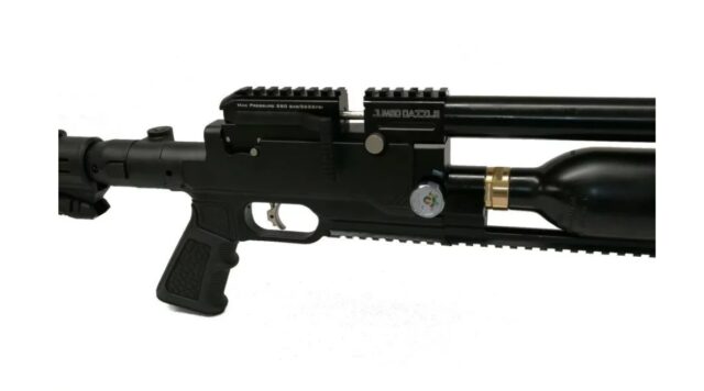 Air rifle Kral Puncher Jumbo Dazzle PCP black 5 5 mm EKP - imagine 9