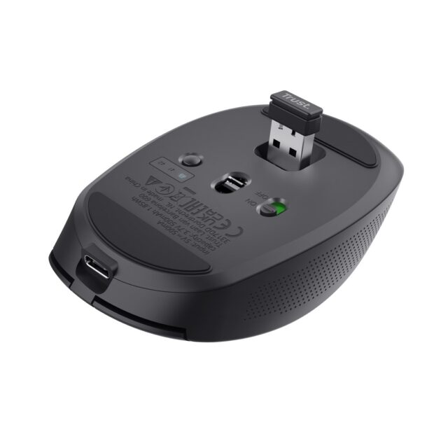 Trust Ozaa mouse Office Right-hand RF Wireless + Bluetooth Optical 3200 DPI - imagine 5
