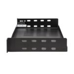 Tripp Lite SRSHELF2P1USHRT SmartRack Cantilever Fixed Steel Rack Shelf - 1U  Vented  7 in. (17.8 cm) Deep  Holds up to 40 lb. (18 kg) - imagine 5