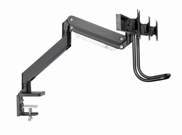 Gembird MA-DA3-03 monitor mount / stand 68.6 cm (27 ) Desk Black - imagine 18