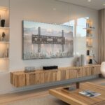 Maclean TV MC-421 Wall Mount Bracket 32 -90  VESA 600x400 80kg Tilting Universal Adjustable Spirit Level Accessories Flat Slim - imagine 12