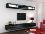 Cama Cabinet VIGO  90  full 90/35/32 black/black gloss - imagine 9