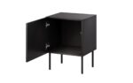 Cama Bedside table 2 pcs ISLA 44 5x40x59 black matt - imagine 2