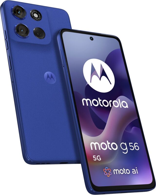 Motorola Moto g56 5G 8 GB 256 GB Dazzling Blue - imagine 3