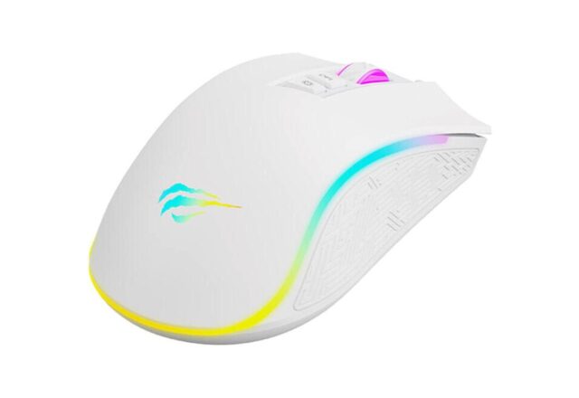 Havit MS1034 - gaming mouse  white - imagine 3