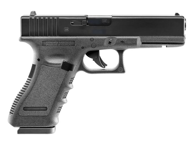GLOCK 17 4.5 BB/Diabolo 4x8-shot air pistol. BlowBack CO2 - imagine 3
