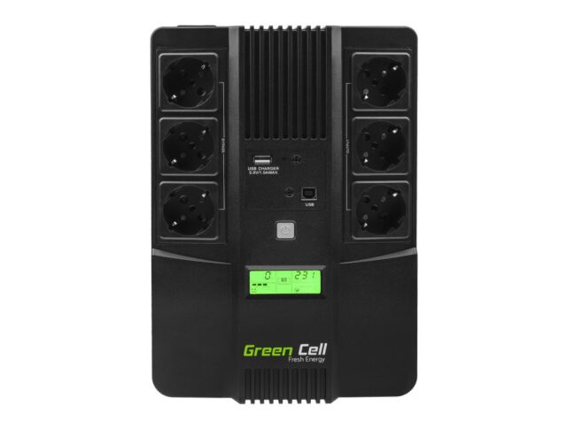 Green Cell AiO 800VA LCD Line-Interactive 0.8 kVA 480 W 6 AC outlet(s) - imagine 2