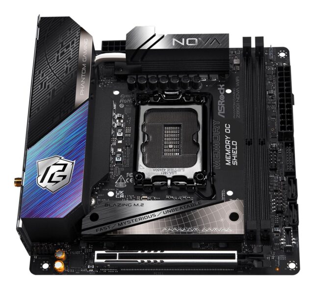 Asrock Phantom Gaming Z890I Nova WiFi Intel Z890 LGA 1851 (Socket V1) mini ITX - imagine 8