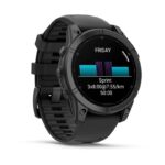 Garmin Fenix E 3.3 cm (1.3 ) AMOLED 47 mm Digital 416 x 416 pixels Touchscreen Black Wi-Fi GPS (satellite) - imagine 2
