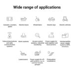 Green Cell Žalias Cell CUBE LiFePO4 125Ah 12 8V 1600Wh liio geležies fosfato baterija kemperiui  sauls energijai  neprijungtai prie tinklo  laivui Lithium Iron Phosphate (LiFePO4) 12.8 V - imagine 19