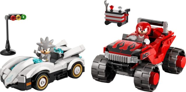 LEGO Sonic 77118 Srebrny samochód vs. monster car Knucklesa - imagine 3