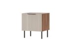 Cama Bedside cabinet  2 pcs. ALMERA 50x42x44 walnut/cashmere