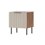 Cama Bedside cabinet  2 pcs. ALMERA 50x42x44 walnut/cashmere