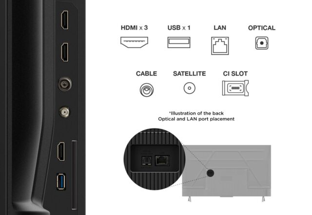 TCL V6C 43V6C TV 109.2 cm (43 ) 4K Ultra HD Smart TV Wi-Fi Metallic 260 cd/m2 - imagine 13