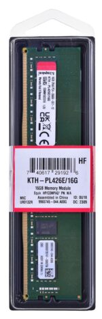 Kingston dedicated memory for HPE/HP 16GB DDR4-2666Mhz ECC Module - imagine 2