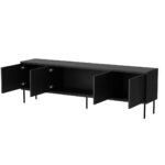 RTV cabinet ABI 4D 200x38x62 black matt - imagine 2