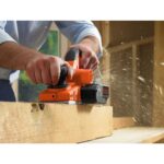 Black & Decker KW750K-QS power hand planer Black  Orange 16000 RPM 750 W - imagine 2