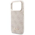 Case Guess 4G Script MagSafe for iPhone   17 Pro Max pink - imagine 6