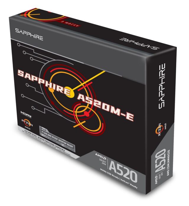 Sapphire A520M-E AMD A520 Socket AM4 micro ATX - imagine 13