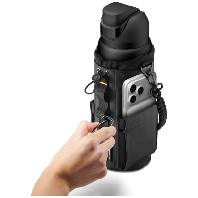 Pokrowiec na bidon/budelkę Spigen LF500  Tumbler Bag czarny - imagine 7