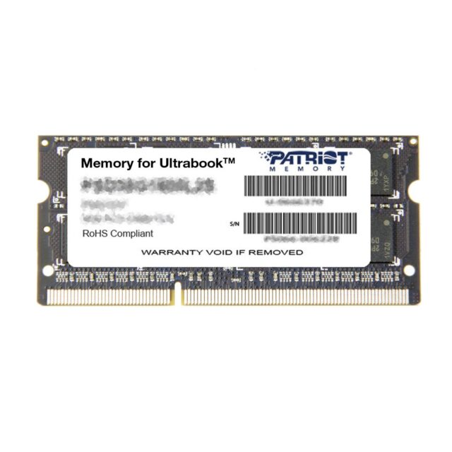 Patriot Memory 8GB DDR3 PC3-12800 (1600MHz) SODIMM memory module 1 x 8 GB - imagine 2