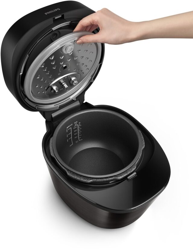 Philips | HD2151/40 | All-in-one Pressure Cooker | 1000 W | 5 L | Number of programs 12 | Black - imagine 12