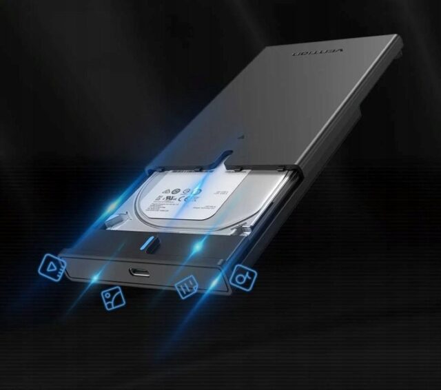 Obudowa dysku twardego SATA 2 5  Vention USB 3.1 Gen2 - imagine 5