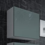 Cama Square cabinet VIGO 50/50/30 white/grey gloss